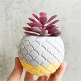 Fish Scale Round Planter Flowerpot Silicone Mold