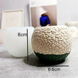 Fish Scale Round Planter Flowerpot Silicone Mold