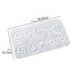 Resin Silicone Mold for Earring Pendant Jewelry