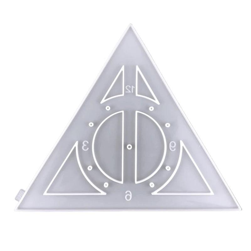 Triangle Shape Clock Resin Mold for DIY Crafts M21 23