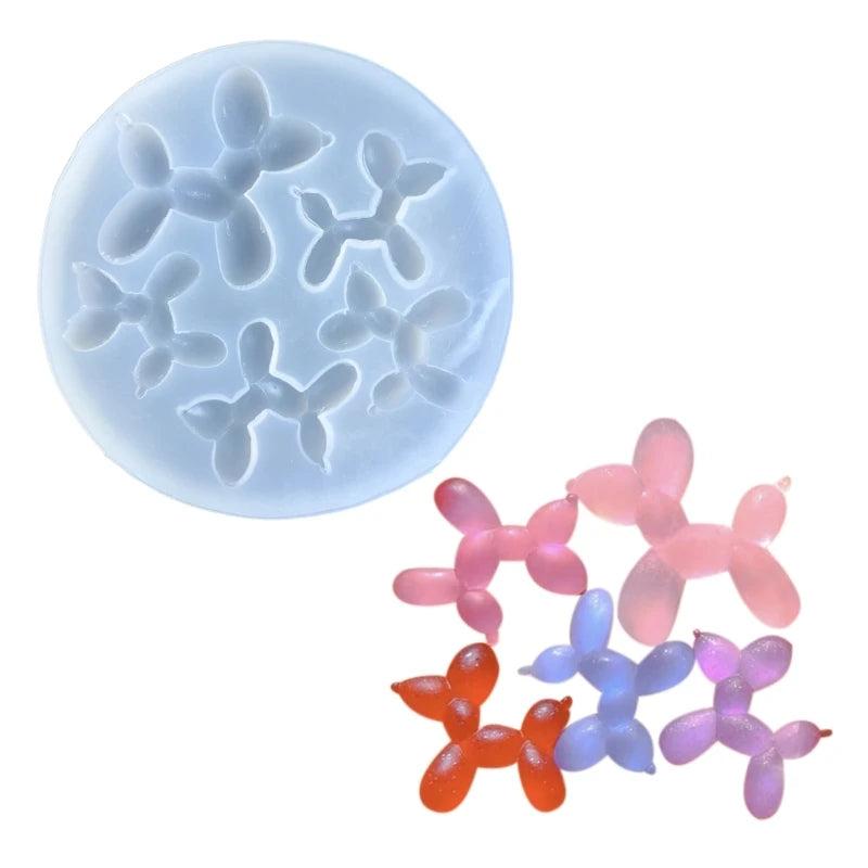 Silicone Quicksand Keychain Mold DIY Pendant Crafting Molds