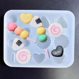 Silicone Quicksand Keychain Mold DIY Pendant Crafting Molds