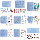 Silicone Quicksand Keychain Mold DIY Pendant Crafting Molds