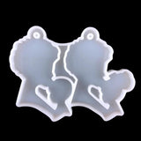 Parent Letter Keychain Resin Mold DIY Pendant UV Epoxy Mold