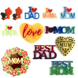 Parent Letter Keychain Resin Mold DIY Pendant UV Epoxy Mold