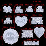Parent Letter Keychain Resin Mold DIY Pendant UV Epoxy Mold