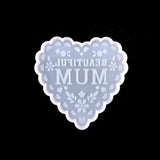 Parent Letter Keychain Resin Mold DIY Pendant UV Epoxy Mold