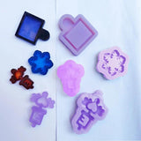 Love Needle Snowflower Silicone Resin Mold Jewelry Tool