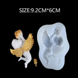 Angel Cupid Silicone Molds UV Epoxy Resin Lovely angel Mould for Decoration