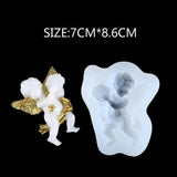 Angel Cupid Silicone Molds UV Epoxy Resin Lovely angel Mould for Decoration