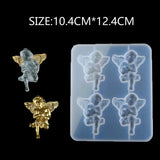 Angel Cupid Silicone Molds UV Epoxy Resin Lovely angel Mould for Decoration