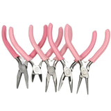 Pink End Cutting Wire Pliers Jewelry Making DIY Repair Beading Tools