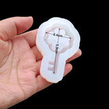 Leaf Lock and Key Silicone Resin Mold Jewelry Epoxy Resin Moulds