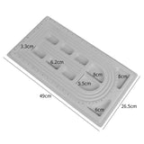 Flocked Bead Board Plate for DIY Bracelet Necklace Beading Jewelry Making