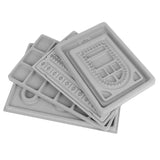 Flocked Bead Board Plate for DIY Bracelet Necklace Beading Jewelry Making