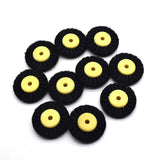 12PCS 55MM Brown Bristle Buffing Abrasive Brush Jewelry Tools