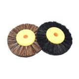 12PCS 55MM Brown Bristle Buffing Abrasive Brush Jewelry Tools