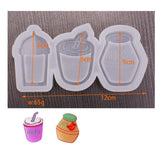 Bottle Ice Cream Shaped Silicone Epoxy Resin Mold Jewelry Tools