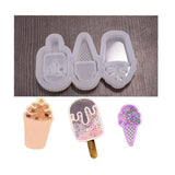 Bottle Ice Cream Shaped Silicone Epoxy Resin Mold Jewelry Tools