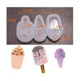 Bottle Ice Cream Shaped Silicone Epoxy Resin Mold Jewelry Tools