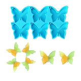 Heart Butterfly Earrings UV Resin Silicone Mold
