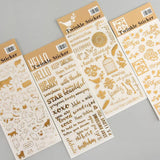 4Pcs UV Resin Foil Fillings Stickers DIY Mold Crafts Jewelry Making Tools