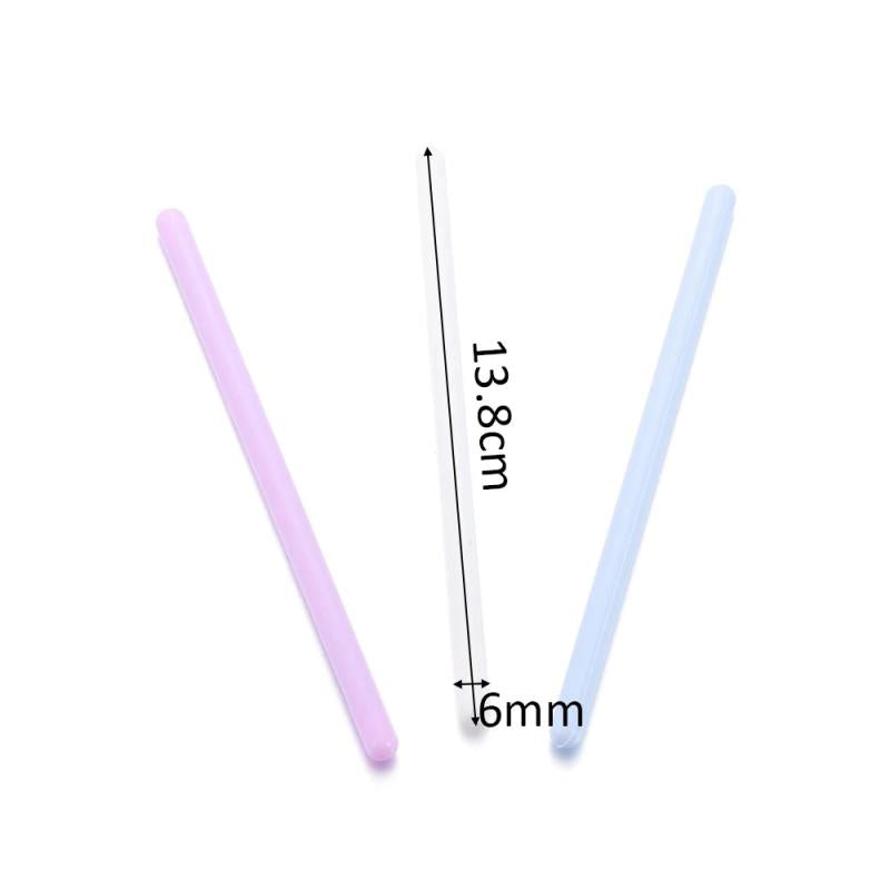 3Pcs Epoxy Resin Tools Silicone Stirring Rods for DIY