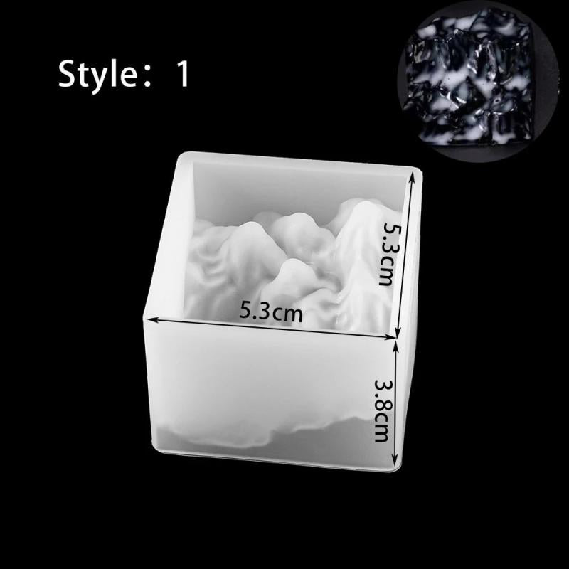 3D Mountain Silicone Mould Decorative Crafts Epoxy Resin Mold