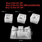 3D Mountain Silicone Mould Decorative Crafts Epoxy Resin Mold