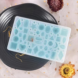 Mini Diamond Earring Pendant Silicone Mold Heart Shape Water Drop Moon Necklace