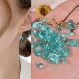 Mini Diamond Earring Pendant Silicone Mold Heart Shape Water Drop Moon Necklace