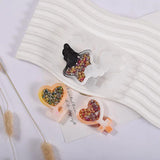 Crystal Epoxy Resin Mold Shaker Hearts Plum Blossom