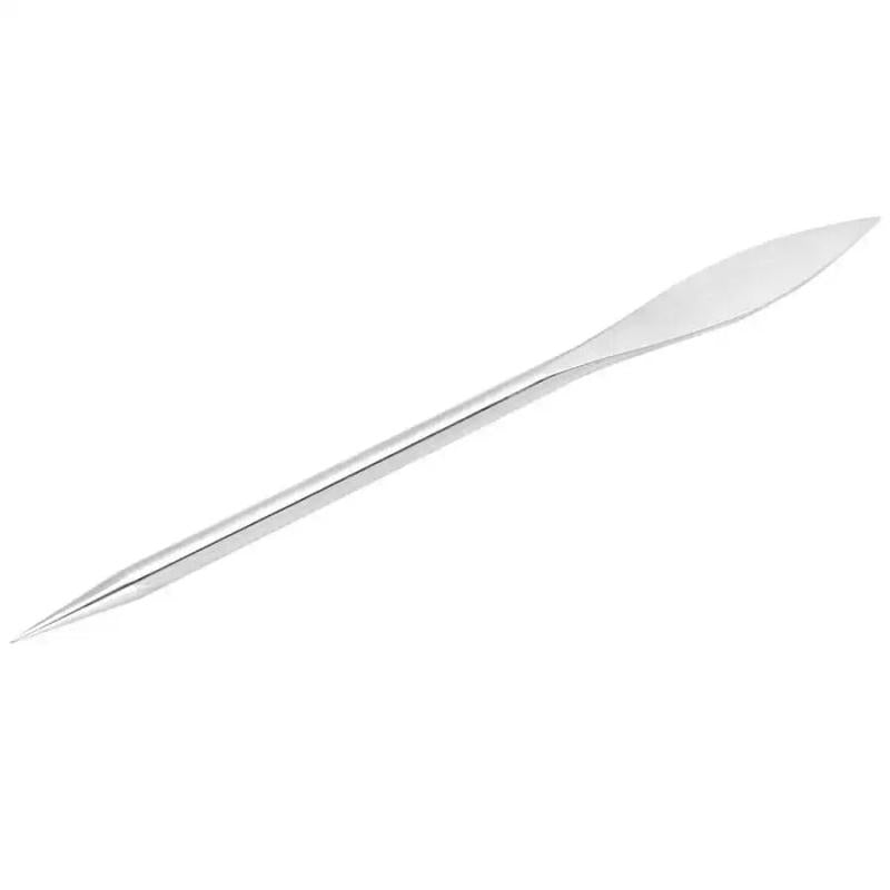Dual Head Stainless Steel Polishing Burnisher Pen Jewelry Metal Tool