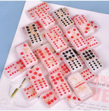Crystal Domino Epoxy Casting Resin Mold DIY Silicone UV Jewelry Craft Making