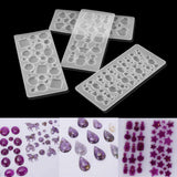 Silicone Mould Dried Flower Resin Craft Bubble Gem Patch Mold