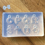 UV Resin Jewelry Silicone Mold Wings Button Letter Charms Resin Mold