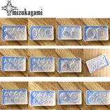 UV Resin Jewelry Silicone Mold Wings Button Letter Charms Resin Mold