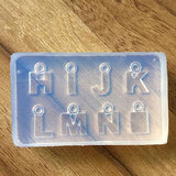 UV Resin Jewelry Silicone Mold Wings Button Letter Charms Resin Mold