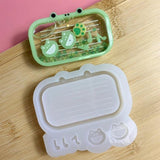 Glossy Frog Silicone Resin Mold DIY Jewelry Keychain Craft