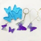 Clouds Butterfly Necklace Earrings Keychain Pendant Silicone Mold