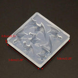 Evil Wings Earrings Hairpin Pendant Jewelry Resin Mold Craft Tools
