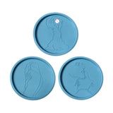 Resin Coaster Molds Silicone Tray Molds for DIY Casting