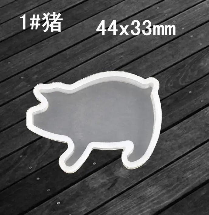 Animal Charm Pendant Silicone Mold DIY Jewelry Craft Tool
