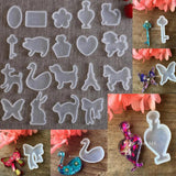 Animal Charm Pendant Silicone Mold DIY Jewelry Craft Tool