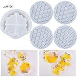 Epoxy Resin Coaster Storage Box Mold Honeycomb Silicone Concrete Mould