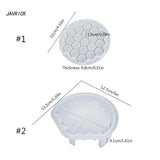 Epoxy Resin Coaster Storage Box Mold Honeycomb Silicone Concrete Mould