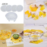 Epoxy Resin Coaster Storage Box Mold Honeycomb Silicone Concrete Mould