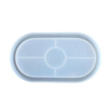 Crystal Epoxy Resin Mold Oval Coater Moulds Display Handcraft Mold Pendant