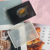 Crystal Epoxy Resin Mold Oval Coater Moulds Display Handcraft Mold Pendant