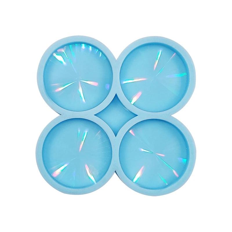 DIY Crystal Epoxy Resin Mold Holographic Phone Stand Holder